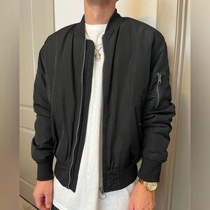 Black Bomber Jacket